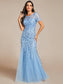 Sequin Shiny Fishtail Tulle Dresses for Party