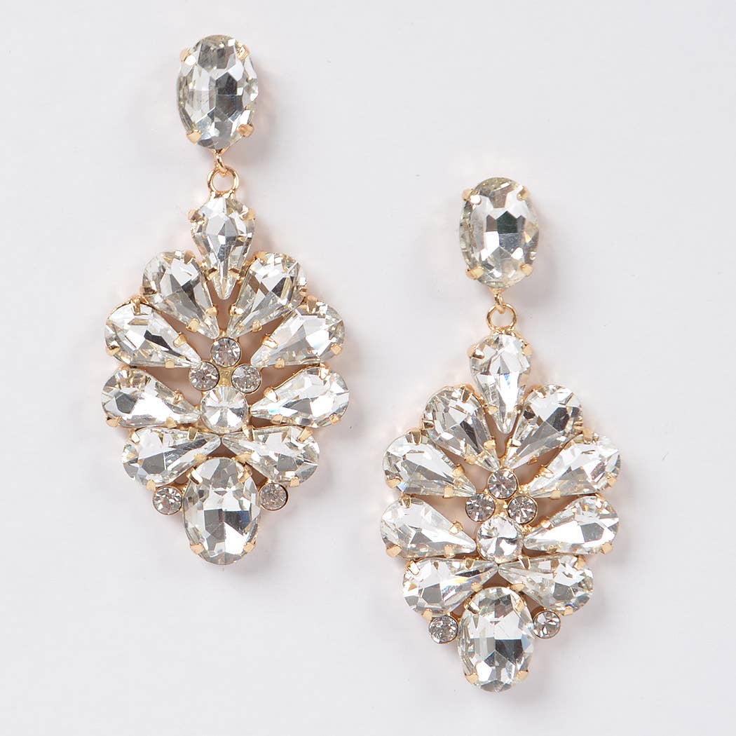 Multi Stone Party Earring