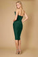 Bodycon Bandage Short Feather Formal Cocktail Dress