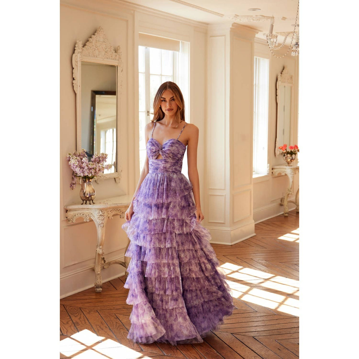 Tiered Formal Gown