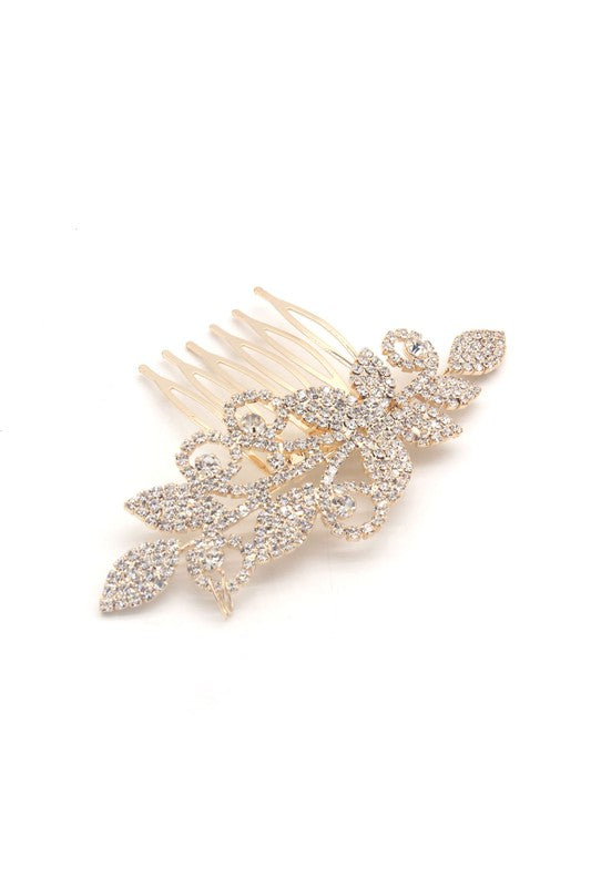 Bride Comb Pin Flower Leaf Bridal Theme Hair Comb Pins Series – Glamo Society