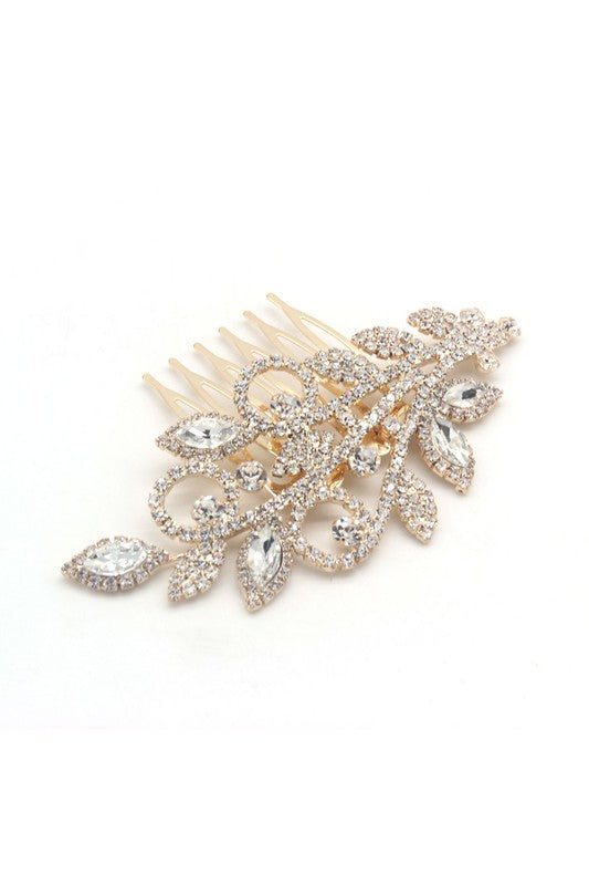 Flower Leaf Bridal Theme Hair Comb Pins Series