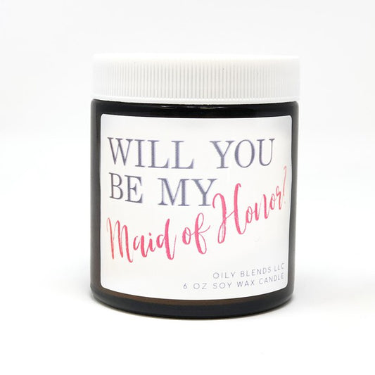 Bridesmaid Candle - 25 Hour Burn Time Soy Wax
