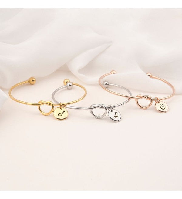 Wedding Personalized Bridesmaid Bangle Gift Set