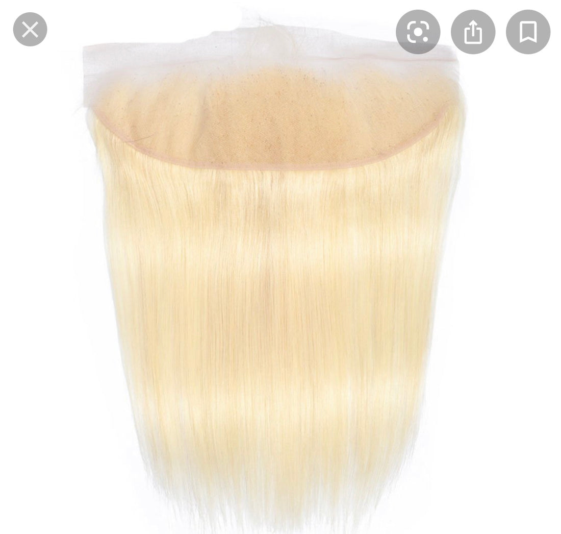 613 Blonde Straight Lace Frontal