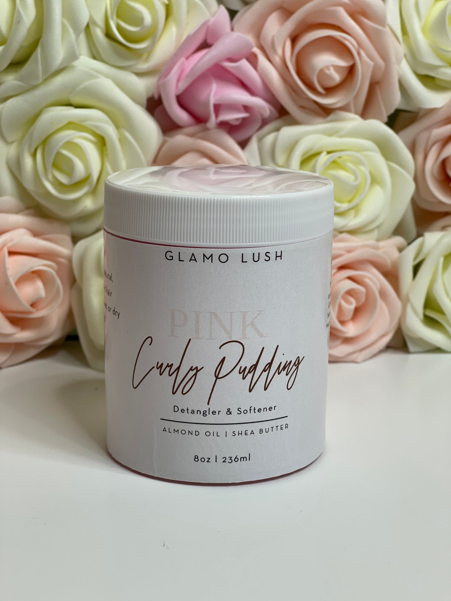 Glamo Lush Pink Curly Pudding